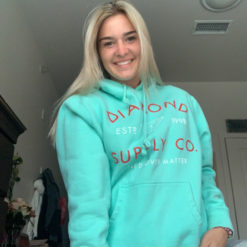 Diamond Supply CO Turquoise Sweatshirt